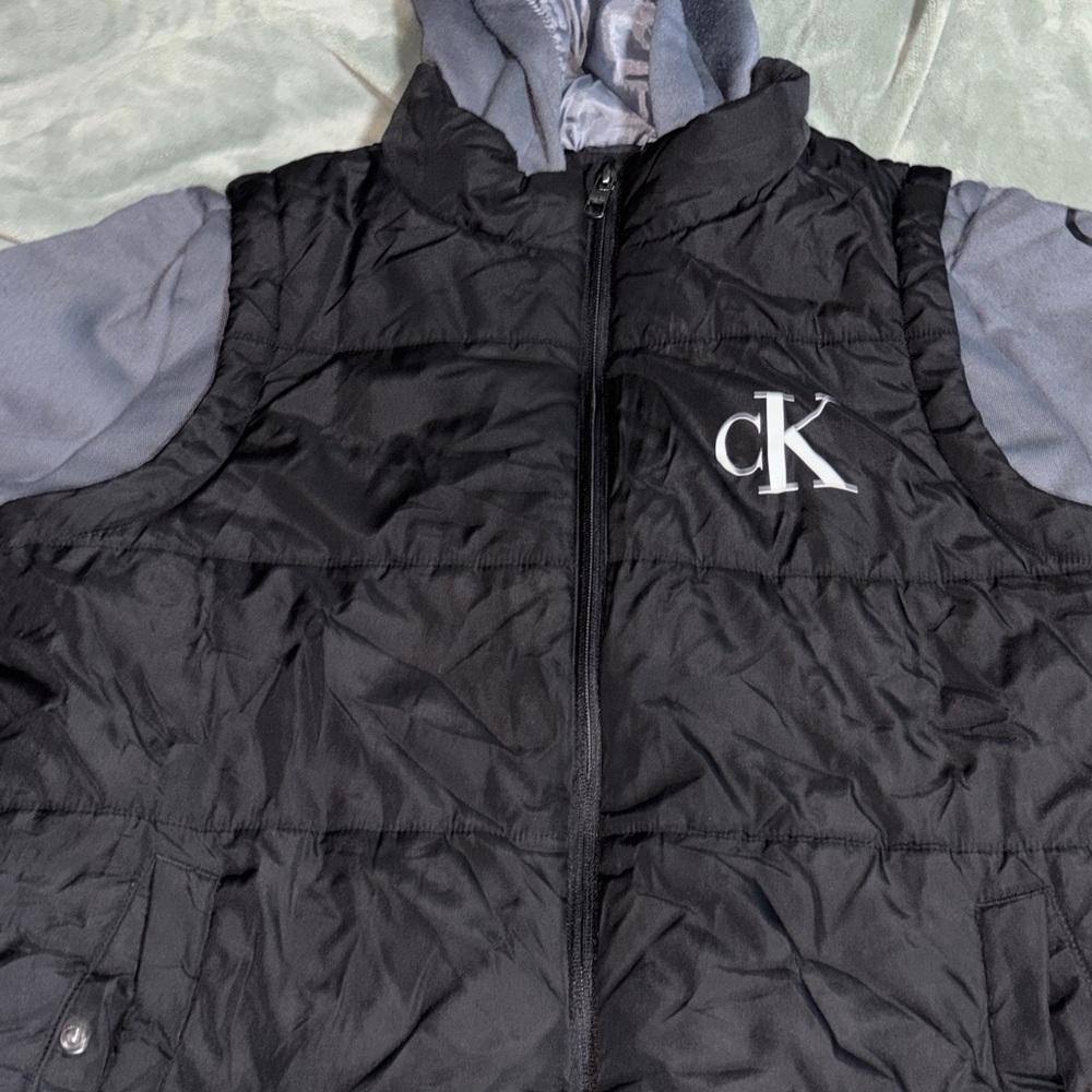 Calvin Klein Kids Black Quilted Vest